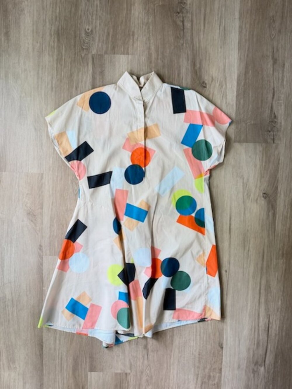 Akris Punto Geometric Print Shift Dress 6